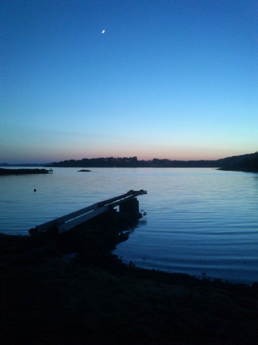 Kvällspromenad vid havet